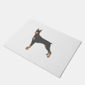 Paillasson doberman toon (Incliné)