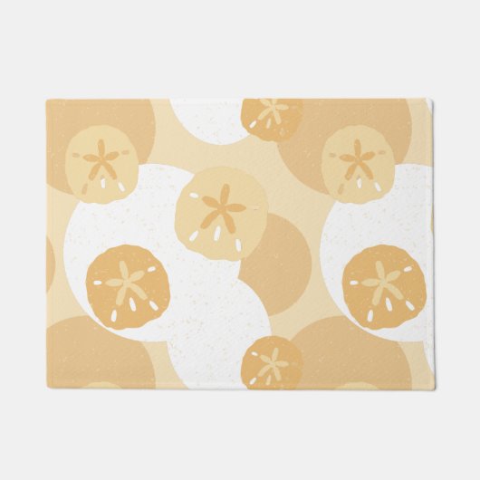 Paillasson Dollar Abstrait Motif de sable vivant sur les côte (Devant)