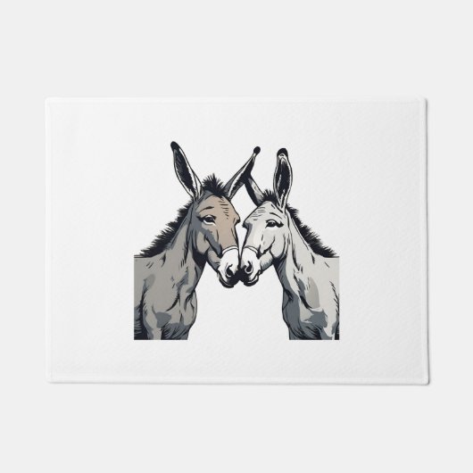 Paillasson Donkey Couple (Devant)