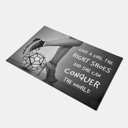 Paillasson Donnez À La Fille Les Chaussures Appropriées, Conq (Incliné)