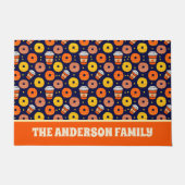 Paillasson Donuts et café de automne citrouille Thanksgiving  (Devant)