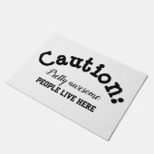 Paillasson Door Mat - des gens géniaux (Incliné)