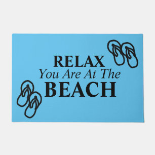 Paillasson Door Mat Détendez-vous à la plage