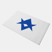 Paillasson Door Mat with Flag of Toyota City, Japan (Incliné)