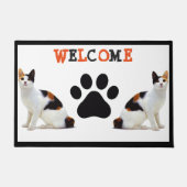 Paillasson Doormat de Calico Cats (Devant)