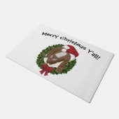 Paillasson Doormat de chèvre de Noël (Incliné)