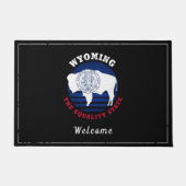 PAILLASSON DOORMAT DU DRAPEAU WYOMOMOMTY EQUALITY (Devant)