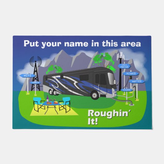 Paillasson Doormat Entegra Classe A RV Roughin' It (Devant)