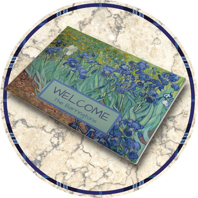 Paillasson DOORMAT - Irises de Vincent van Gogh (Créateur téléchargé)