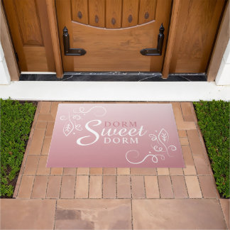 Paillasson Dorm Sweet Dorm Abstrait Floral Art Motif Doormat