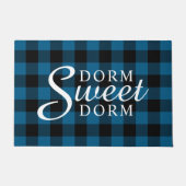 Paillasson Dorm Sweet Dorm Rustique Cabine Block Carré Motif (Devant)