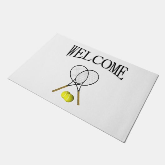 Paillasson Double Tennis Sport Thème (Incliné)