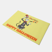 Paillasson Dr Seuss | Chat d'Halloween en Casquette (Incliné)