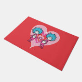 Paillasson Dr. Seuss Valentine | Chose une chose deux (Incliné)