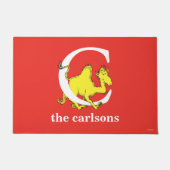 Paillasson Dr Seuss's ABC : Letter C - White | Add Your Name (Devant)