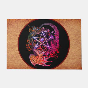Paillasson Dragon de Pentacle Art nouveau