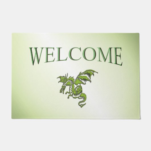 Paillasson Dragon volant vert (Devant)