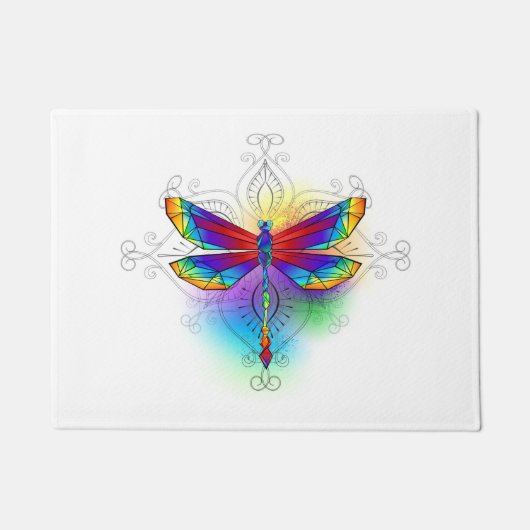 Paillasson Dragonfly en arc-en-ciel (Devant)