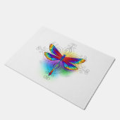 Paillasson Dragonfly en arc-en-ciel (Incliné)