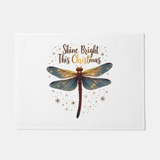 Paillasson Dragonfly Star de Noël (Devant)
