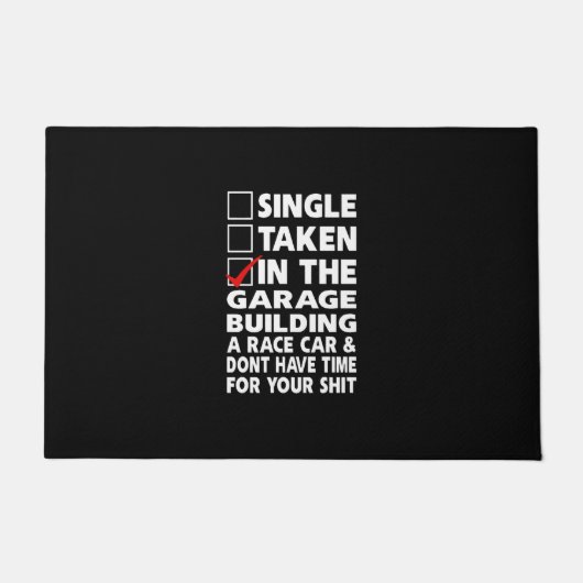 Paillasson Dragrace & Racing Car Doormat (Devant)