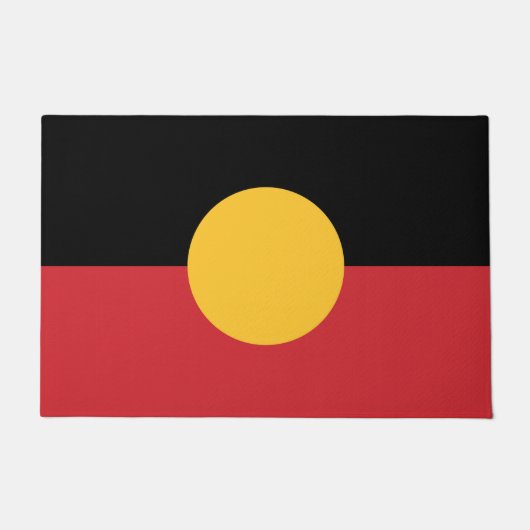 Paillasson Drapeau aborigène australien (Devant)