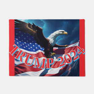 Paillasson Drapeau américain Aigle TRUMP 2024