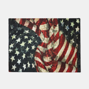 Paillasson Drapeau américain-Camouflage par Shirley Taylor