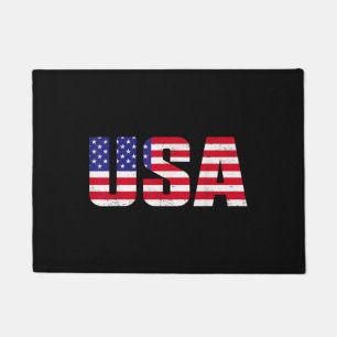 Paillasson Drapeau Américain Patriotique Pour Hommes Femmes E