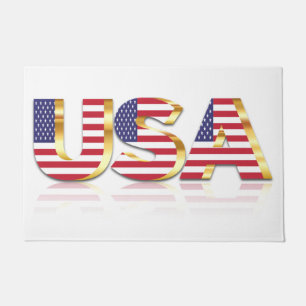 Paillasson Drapeau américain Porte-drapeau États-Unis d'Améri