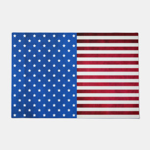 Paillasson Drapeau américain Stars and Stripes par Shirley Ta