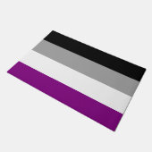 Paillasson Drapeau Asexuel (Incliné)