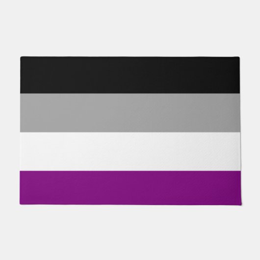 Paillasson Drapeau Asexuel (Devant)