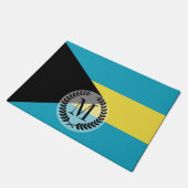 Paillasson Drapeau bahamien classique (Incliné)