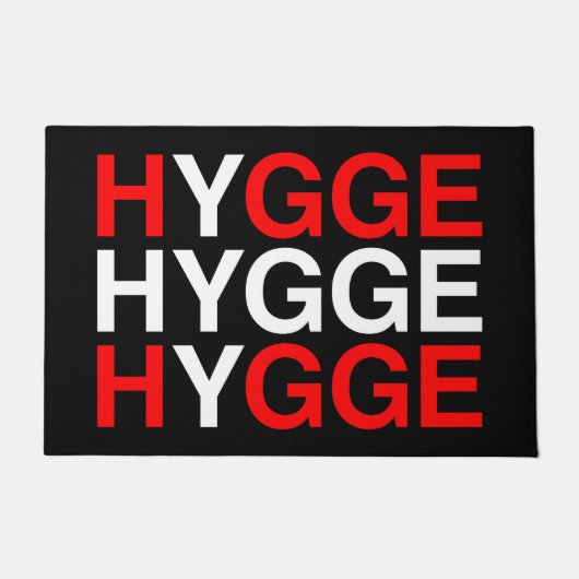 Paillasson Drapeau danois HYGGE (Devant)