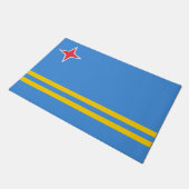 Paillasson Drapeau d'Aruba (Incliné)