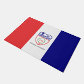 Paillasson Drapeau de Cleveland (Ohio) (Incliné)