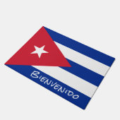 Paillasson Drapeau de Cuba Bienvenue (Incliné)