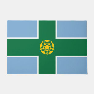 Paillasson Drapeau de Derbyshire (Comté d'Angleterre, Royaume