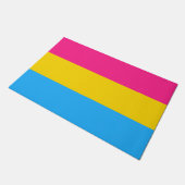 Paillasson Drapeau de fierté Pansexual LGBTQ (Incliné)