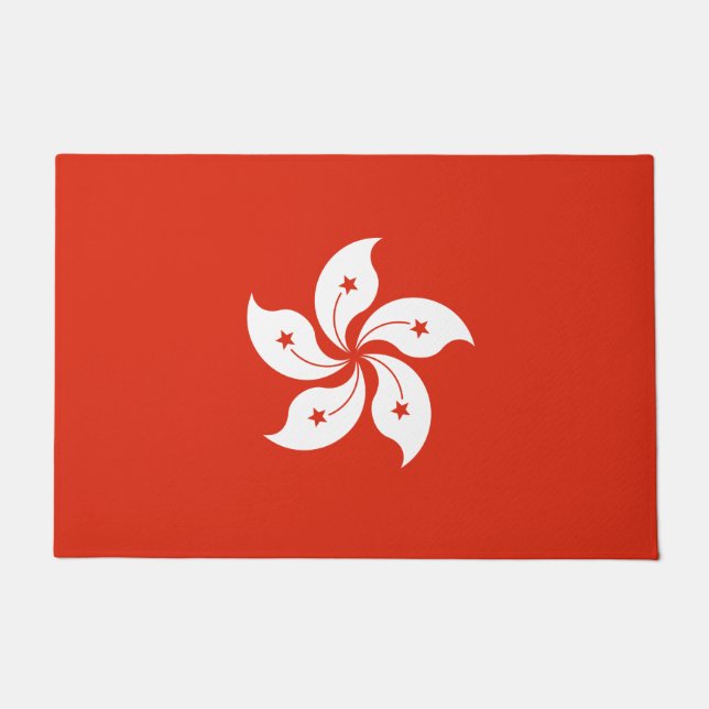 Paillasson Drapeau de Hong Kong (Devant)