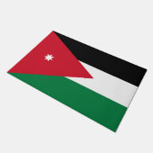 Paillasson Drapeau de Jordanie (Incliné)