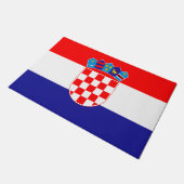 Paillasson Drapeau de la Croatie (Incliné)