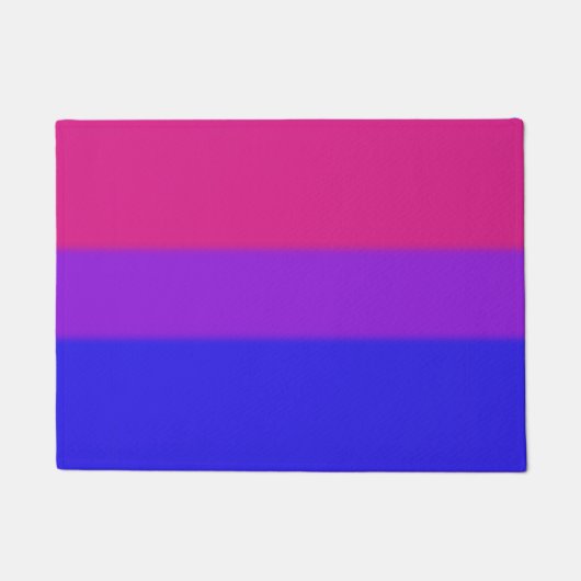 Paillasson Drapeau de la fierté bisexuelle tombée (Devant)