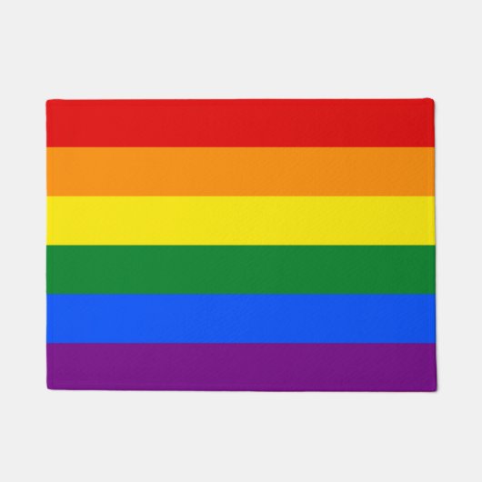 Paillasson Drapeau de la fierté LGBT (Devant)