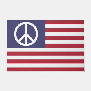Paillasson Drapeau de la paix des États-Unis