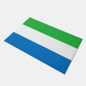 Paillasson Drapeau de la Sierra Leone (Incliné)
