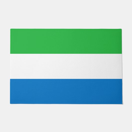 Paillasson Drapeau de la Sierra Leone (Devant)