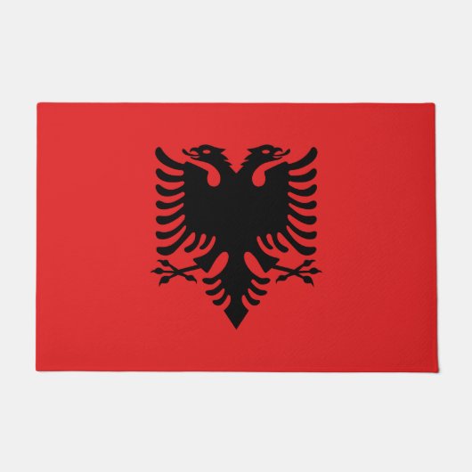 Paillasson Drapeau de l'Albanie (Devant)