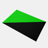 Paillasson Drapeau de l'anarchisme vert (Incliné)